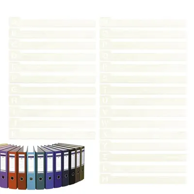 Vinyl Record Category Label A-Z Record File Guides Cards Record Divider Cards With A-Z Alphabet