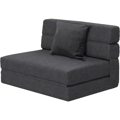 Fold Sofa Bed Couch Memory Foam With Pillow Futon Sleeper Chair Guest Bed And Fold Out