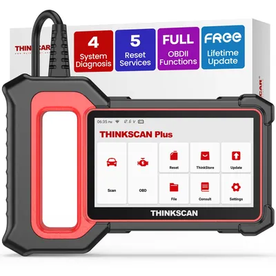 THINKSCAN PLUS S6 OBD2 Scanner ECM/TCM/ABS/SRS/BMS System Diagnoses 5 Reset Service Free Lifetime