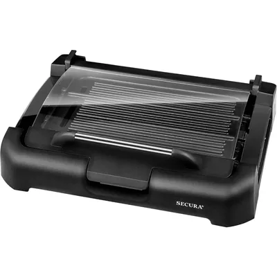 Smokeless Indoor Grill 1800-Watt Electric Griddle with Reversible 2 in 1 Grill and Griddle Plates