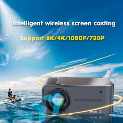 TAIDU M8 4K Smart Wireless Projector 1920*1080P Dual WiFi BT5.0 Android 9.0 Hdmi Home Theater