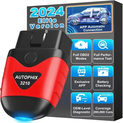 AUTOPHIX 3210 Bluetooth OBD2 Scanner Car Code Reader OBD 2 Scan Diagnostic Tools Battery Test Alarm