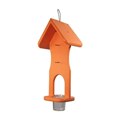 JCs Wildlife Hourglass Jelly and Double Fruit Orange Oriole Bird Feeder - Feed 4 Orange Halves and