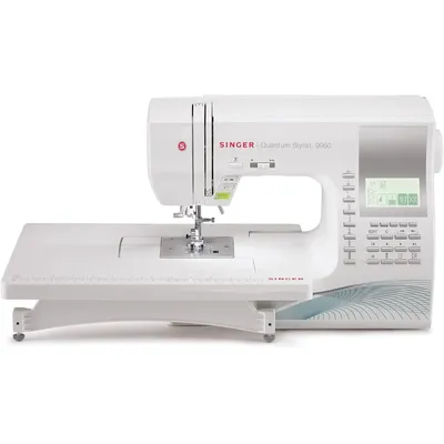 SINGER | 9960 Sewing & Quilting Machine With Accessory Kit, Extension Table - 600 Stitches &