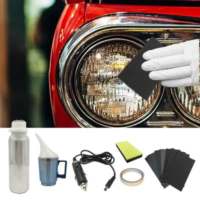 Car Headlight Polishing Car Headlights Restoration Kit Heavy Duty Car Headlight Cleaner Professional