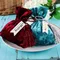 10pcs Creative 11x14cm Red Velvet Bags Drawstring Gift Bags For Wedding Gift Small Gold Drawstring