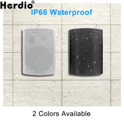 6.5 Inch Wall Mounted Speaker HD Digital Stereo Effect 400W Passive Outdoor ABS Material Sound Box