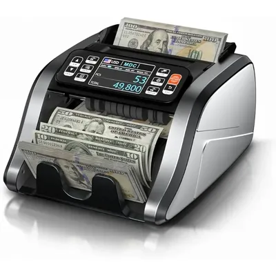 home.Aneken N60 Mixed Denomination Money Counter Machine, UV/MG/IR/DD Counterfeit Detection, 3.5"