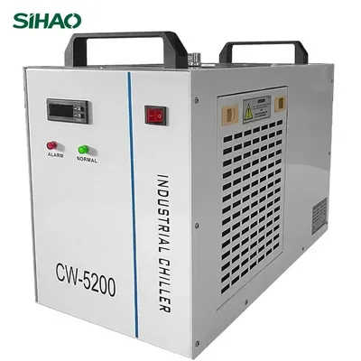 VEVOR Engraving Machine Chiller Thermolysis Industrial Water Cooler 130W/150W CO2 Glass Laser Tube