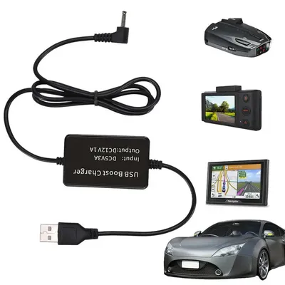 Radar Detector Cable USB To Rj11/DC 3.5 Adapter Cords Connect To Car Charger Thickened Connecting