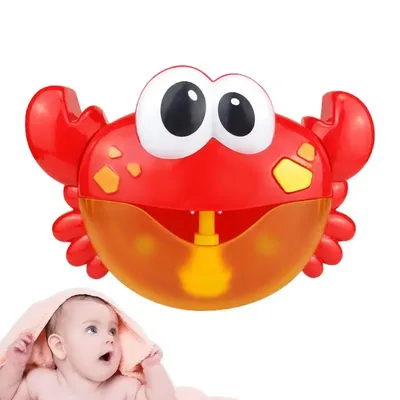 Crab Bubble Bath Toy Crab Bath Bubble Machine With Music Fun Bubble Machine For Bathtub Or Shower