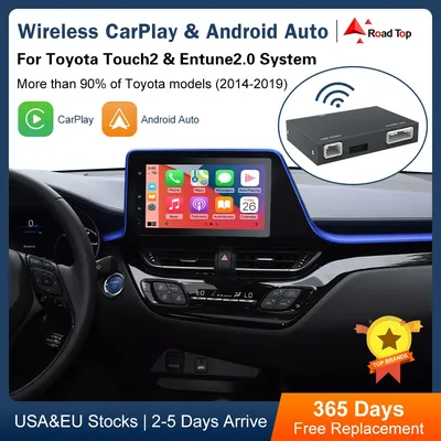 Wireless Carplay Android Auto For TOYOTA Touch2 Entune2.0 Prius C-HR Avalon Prius Sienaba Alphard