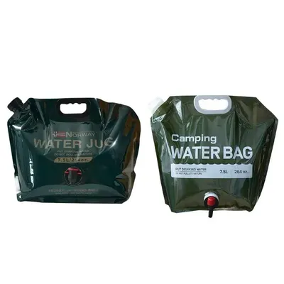 Water Bag For Hiking 7.5 L Camping Food Grade Storage Bladder Sealing Storage Bag Large Water Port