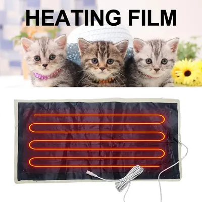 12V Heating Film Warm Folding Heated Sheet Waterproof Car Seat Mat Cushion Pet Reptile Winter Warm