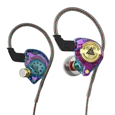 AK3 In-Ear Headset With Microphone And Dynamic Drivers Stereo HIFI Subwoofer High Fidelity Sound