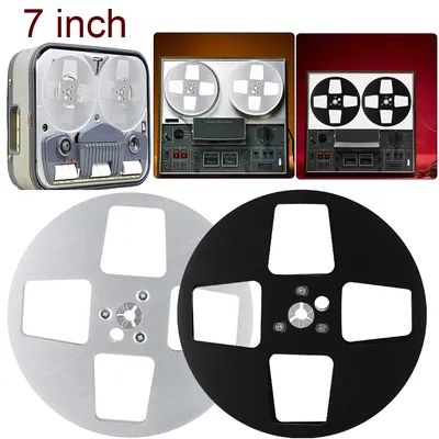 7-Inch Opener Empty Reel Aluminum Reel Tape Reel Tape Empty Disc Opening Machine Parts Audio Tape