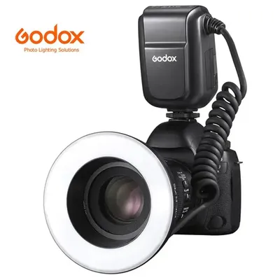 Godox MF-R76 Macro Circular Flash Micro Single Camera Macro Lamp Dental Photography for DSLR Cameras