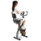 Exercise Bike Folding Exercise Bike with Pulse Sensor LCD Monitor Recumbent Exercise Bike with Arm
