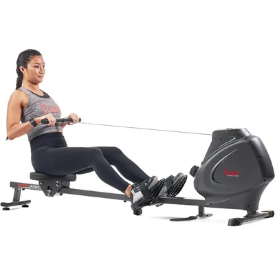 Multi-Function Premium Magnetic Rowing Machine, Bicep Curls, Upward Rows, Seated Rows, Foldable