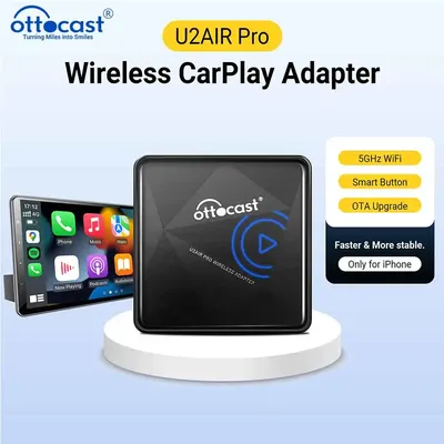 OTTOCAST U2 Air PRO Wired To Wireless CarPlay Adapter USB Dongle Smart Ai Box Car Accessories for VW