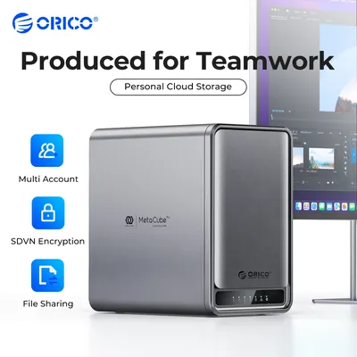 ORICO MetaCube Pro 5 Bay NAS Network Attached Storage Support Remote Share Data Intelligent