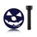 Headset Top Cap With M6x35mm Bolt Bike Aluminum Alloy Ultralight Stem Cap Compatible with All Road MTB 1~1 8