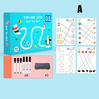 Magical Tracing Notebook Reusable Calligraphy Copybook Practice Drawing Book Toddler Learning