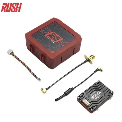 RUSHFPV RUSH TANK SOLO 5.8G VTX Video Transmitter CNC Shell 48CH 1.6W High Power Built-in Microphone