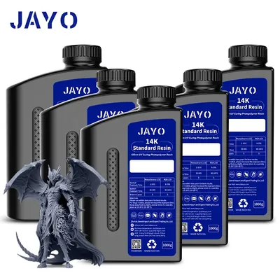 JAYO 5KG Standard / 14K Standard/ ABS Like Photopolymer Resin for LCD 3D Printing Material Quick