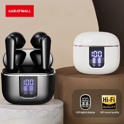 GREATWALL Wireless Earbuds Bluetooth 5.3 Headphones Earphones Sport Headsets HIFI sound quality