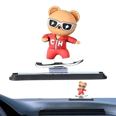 Dashboard Skateboarding Figurine Small Cartoon Skateboarding Figure For Car Dashboard Automotive