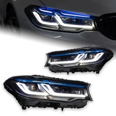 AKD Car Lights for BMW G30 LED Headlight Projector Lens 2017-2020 525i 530i 535i 540i Head Lamp DRL