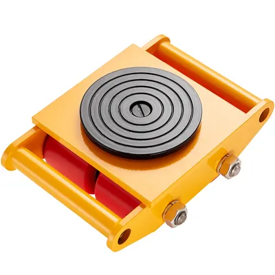 VEVOR Machinery Skate Dolly,6T Heavy Duty Carbon Steel Machinery Moving Skate with 4 PU Wheels and