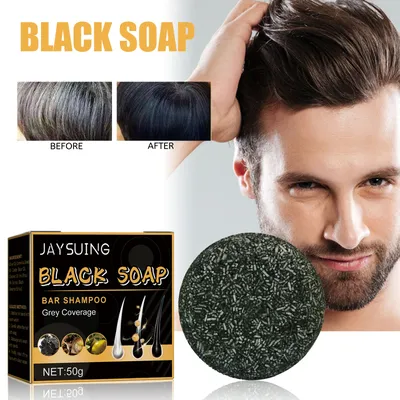 Jaysuing Hair Soap For Scalp Cleansing,Repair Damaged Hair Improve Hair Toughness and Promote Hair