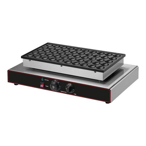 50 Poffertjes Backgerät Waffeleisen Backplatte Waffelbällchen Image