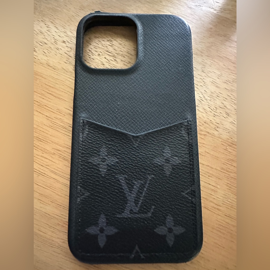 Louis Vuitton Cell Phones & Accessories | Louis Vuitton Iphone Eclipse Pro Max Phone Case - Euc | Color: Black/Gray | Size: Os