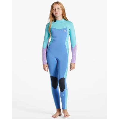 Neoprenanzug BILLABONG "4/3mm Synergy" Gr. 12, blau (ocean dream) Kinder Sportanzüge