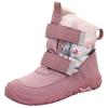 Winterstiefel SUPERFIT "TRACE WMS: mittel", Kinder, Gr. 27, lila (flieder, rosa), Textil, sportlich, Schuhe, Barfußschuh, Klettstiefel, Winterschuh mit Digital Druck