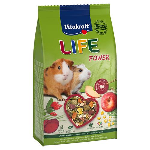 Sparpaket: 5x 600g Vitakraft Life Power Meerschweinchen Alleinfutter