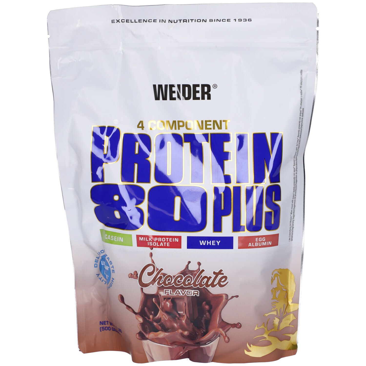 Weider Proteine 80 Plus Cioccolato 500 G g Polvere per soluzione orale
