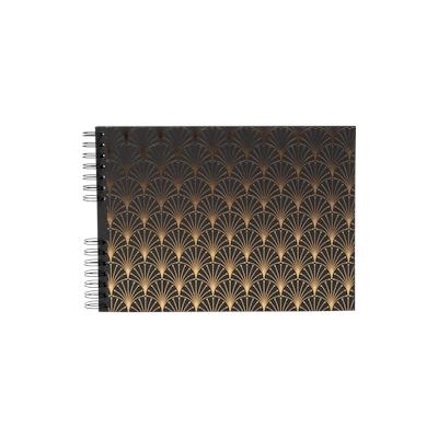 Exacompta 16295E Fotoalbum mit Spiralbindung, 50 schwarze Seiten, Néo Déco - Schwarz Image