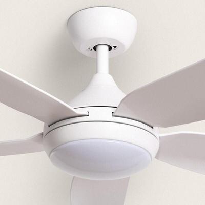 Deckenventilator Lautlos Dokós 122cm DC-Motor Weiß Mit Licht, Fernbedienung, Wifi: True Image