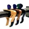 Gitarren-Capo-Einstell clip aus gezeichneter Metall-Picks-Halter für akustische E-Gitarren Bass-Ukulele mit 4 Picks