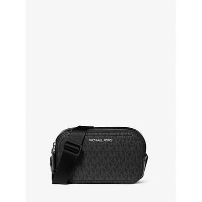 Michael Kors Cooper Signature Logo Camera Bag Black One Size