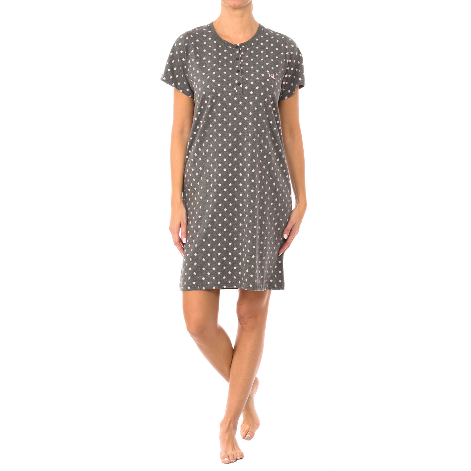Kurzärmeliges Sommernachthemd für Frauen KL45000 Image