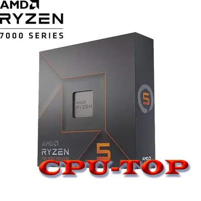 New New AMD Ryzen 5 7600X R5 7600X BOX 100-000000593 4.7GHz 6-Core 12-Thread CPU Processo 5nm Zen4