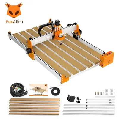 FoxAlien 4080 Extension Kit for Masuter Pro CNC Router Machine Working Area Extend to 40x80cm