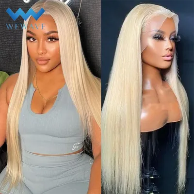 30 inch 613 Blonde HD Lace Front Wig 13x4 13X6 HD Transparent Lace Front Human Hair Wigs Honey