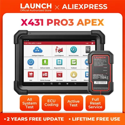 NEW LAUNCH X431 PRO3 APEX Car Diagnostic Tools OBD2 Scanner Diagnost Auto Automotive Scan