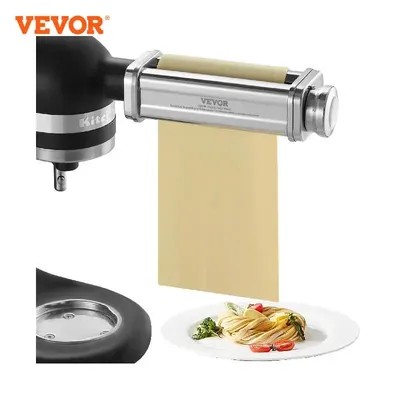 VEVOR Pasta Attachment for KitchenAid Stand Mixer Stainless Steel Pasta Sheet Roller Attachment